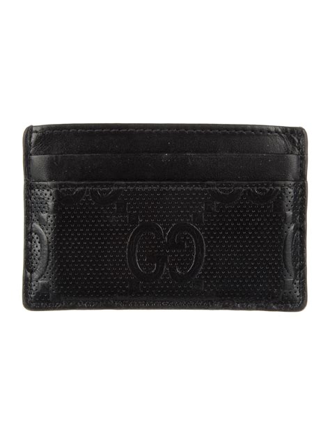 gucci card case with gg detail|gucci card case men.